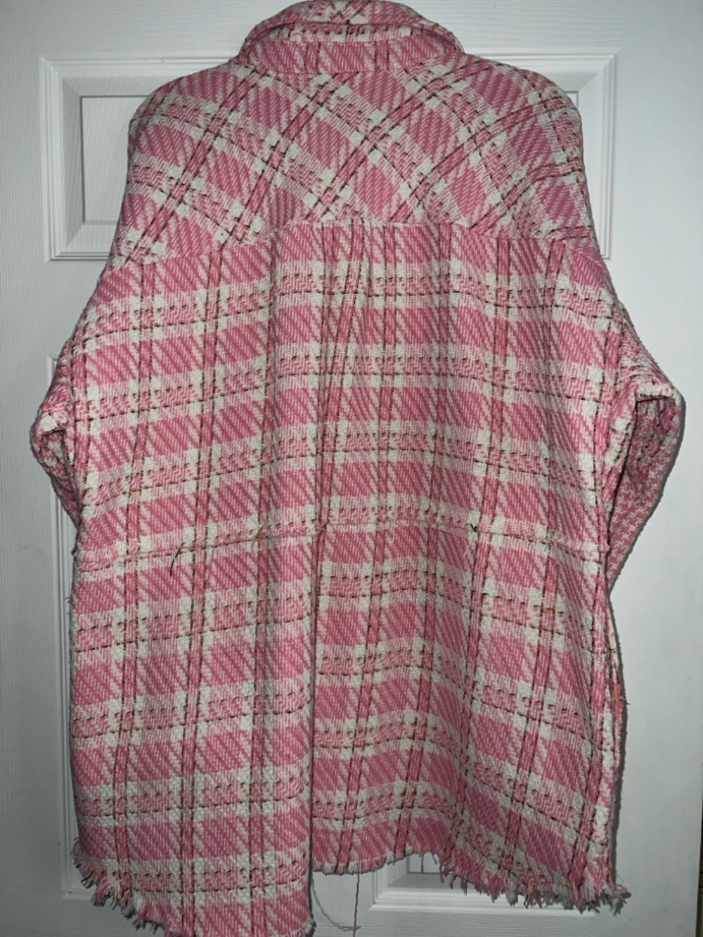 Meritt Pink Tweed Shacket - Picture 4 of 5